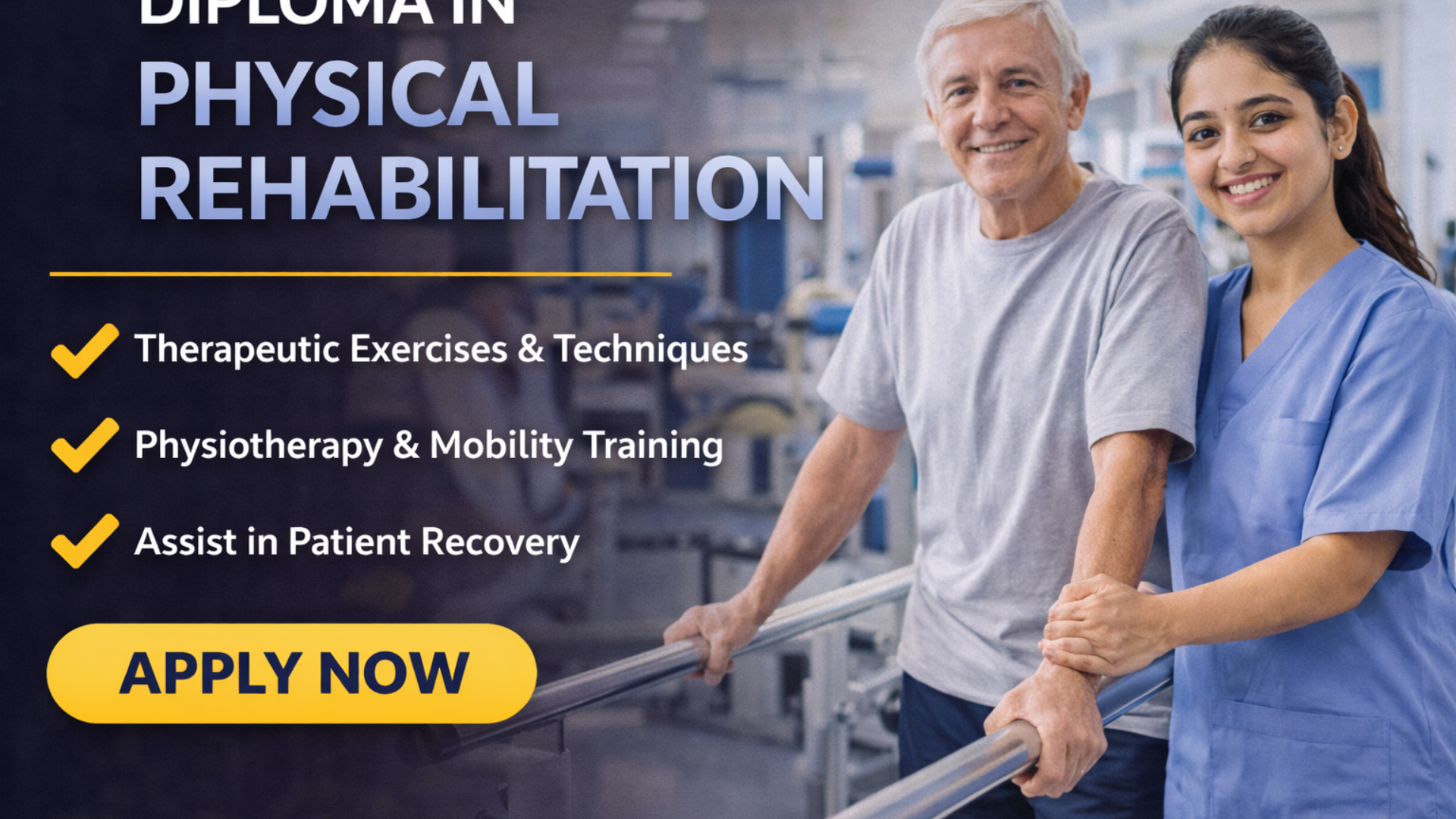 Diploma in Physical Rehabilitation Distance Education in Coimbatore